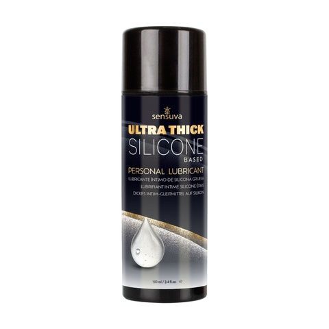 Густа силіконова змазка Sensuva UltraThick Silicone (100 мл) без гліцерину, парабенів і ментолу SO3287 фото