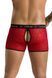 Чоловічі прозорі боксери Passion 046 SHORT PARKER L/XL Red, сітка, під леопард SO7609 фото 8