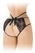 Трусики з відкритою попкою Fashion Secret Nadia Black SO4061 фото 5