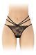 Трусики з відкритою попкою Fashion Secret Nadia Black SO4061 фото 4