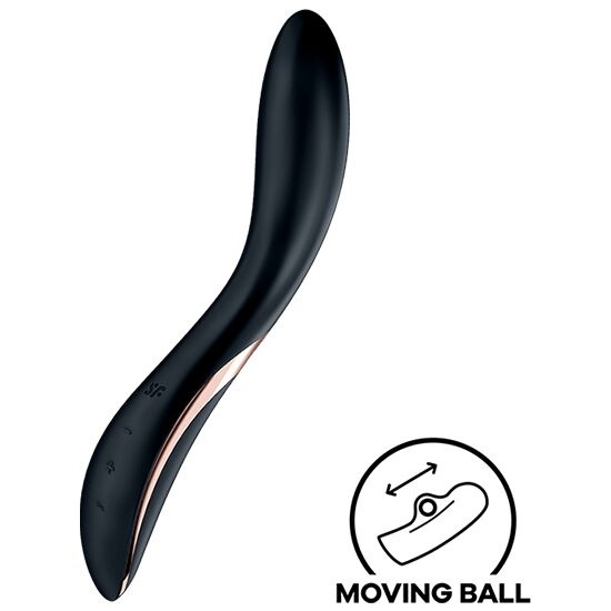 Вібратор із перлинною стимуляцією точки G Satisfyer Rrrolling Explosion Black SO6074 фото