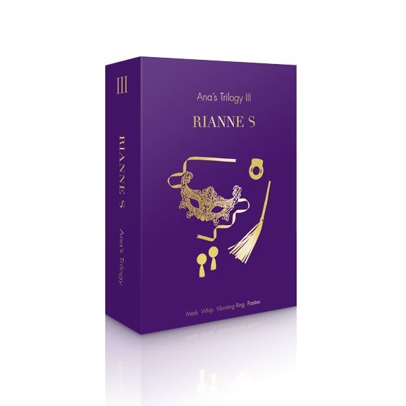 Романтичний подарунковий набір RIANNE S Ana`s Trilogy Set III: ерекційне кільце, ажурна маска на обл SO3857 фото