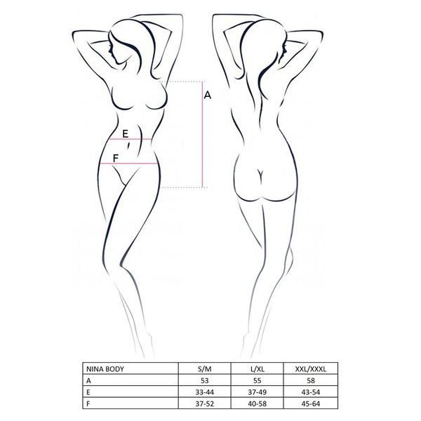 (SALE) Боді леопардове NINA BODY L/XL - Passion EL13103 фото