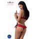 Комплект білизни Passion Exclusive CHERRY SET OpenBra S/M, red, відкритий ліф, трусики-спідничка PS25508 фото 9