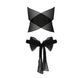 Комплект білизни Passion AMORE SET black, стрінги і ліф у вигляді подарункової стрічки з бантом EL14701 фото 9