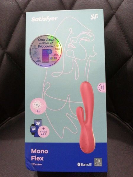 Смарт вібратор-кролик Satisfyer Mono Flex Red (м`ята упаковка) SO3900-R фото