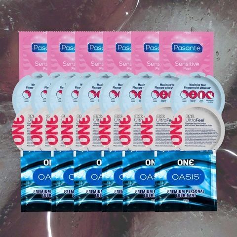 Набір ONE Ultra Feel 9 шт., Pasante Sensitive Feel 6 шт., ONE Oasis 4,5 г &mdash; 6 шт. MM1756 фото
