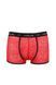 Чоловічі прозорі боксери Passion 046 SHORT PARKER S/M Red, сітка, під леопард SO7610 фото 9