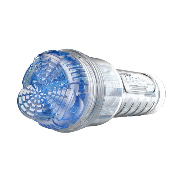 Мастурбатор Fleshlight Turbo Core Blue Ice, оральний секс (глибоке горло) SO6582 фото