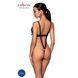 Боді з екошкіри Passion CELIN BODY S/M, black, з доступом, відкритий SO6404 фото 2