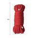 Мотузка для BDSM MAI Bondage Rope Red, довжина 10 м, діаметр 6,5 мм, поліестер SO6574 фото 7