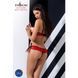 Комплект білизни Passion Exclusive CHERRY SET OpenBra XXL/XXXL red, відкритий ліф, трусики-спідничка PS25509 фото 11