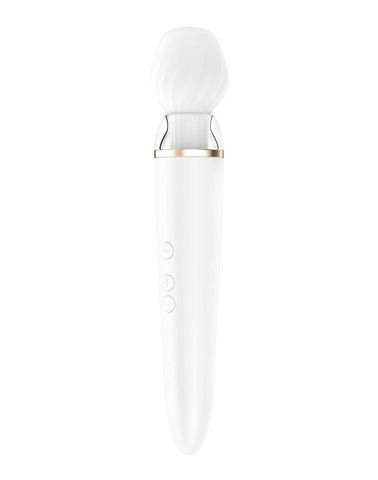 Смарт вібромасажер зі змінною головкою Satisfyer Double Wand-er (м`ята упаковка) SO6135-R фото