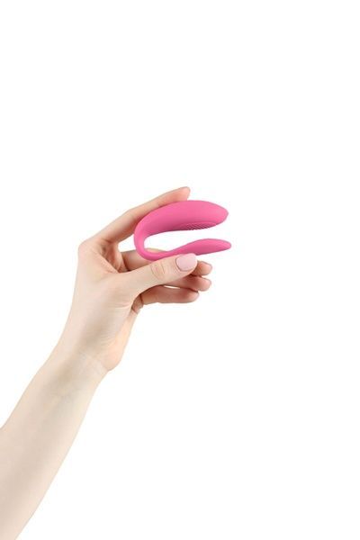 Смарт-вібратор для пар We-Vibe Sync Lite Pink, 10 віброрежимів, можна поєднувати з проникним сексом SO8766 фото