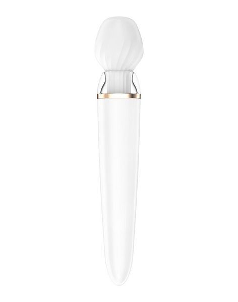 Смарт вібромасажер зі змінною головкою Satisfyer Double Wand-er (м`ята упаковка) SO6135-R фото