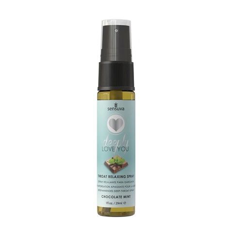 Спрей для мінету Sensuva Deeply Love You Chocolate Mint (29 мл), для глибокого мінету SO3193 фото