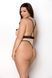 Боді Passion VIENA BODY 4XL/5XL, beige, контрастне, бантики, вставка-сітка, відкриті сідниці SO7111 фото 4