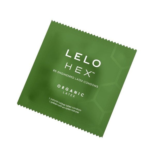 Презервативи LELO HEX Condoms Organic 12 Pack, тонкі та суперміцні SX3043 фото
