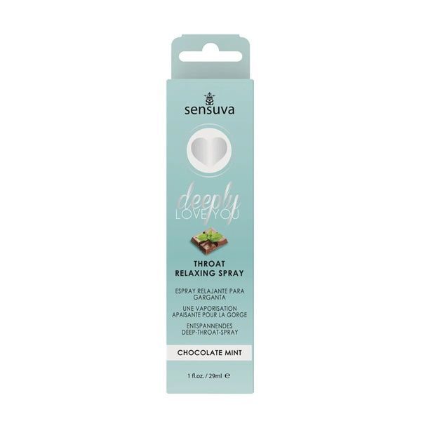 Спрей для мінету Sensuva Deeply Love You Chocolate Mint (29 мл), для глибокого мінету SO3193 фото