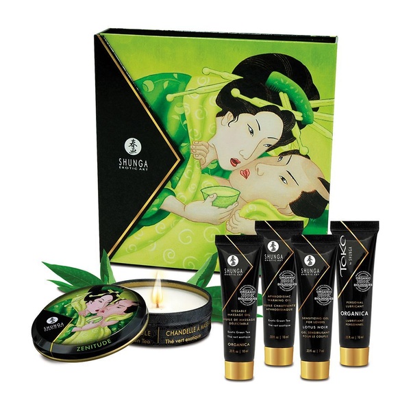 Подарунковий набір Shunga GEISHAS SECRETS ORGANICA – Exotic Green Tea: для шикарної ночі вдвох SO2558 фото