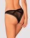 Мереживні трусики із заниженою талією Obsessive Estiqua panties M/L, чорні SO7261 фото 9
